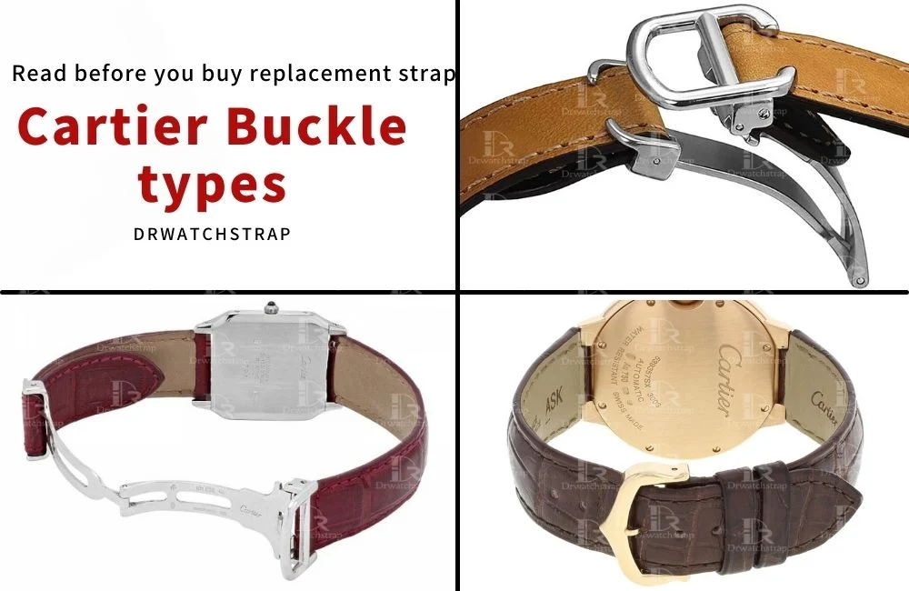 Cartier Buckle types