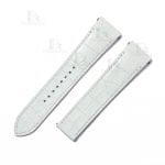 buy custom Blancpain Womens Quantieme Retrograde White leather watch strap 18mm for sale (1)