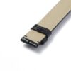 custom black alligator leather strap for Cartier Ballon Bleu de watch band