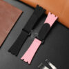 Custom Black Pink velcro strap replacement for Audemars Piguet Royal Oak offshore (3)