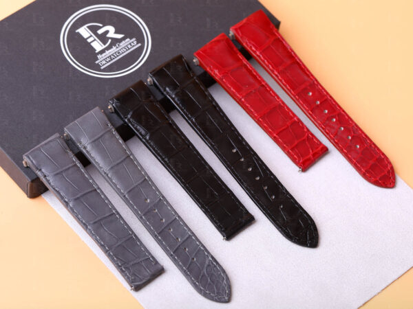 Handmade alligator leather strap aftermarket for Cartier Santos quickswitch large medium (1)3