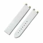 Custom handmade alligator white watchband for Franck Muller strap