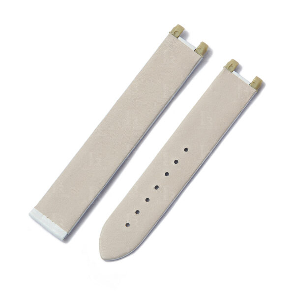 Omega Deville Replacement Alligator leather watch strap white pink alligator 16mm custom watchband