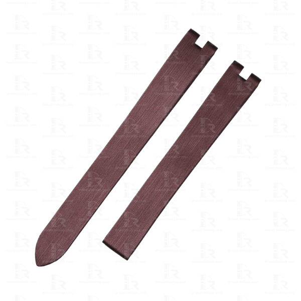Replacement Cartier Baignoire watch band satin strap Burgundy handmade custom Replacement Cartier Baignoire watch band satin strap Burgundy handmade custom