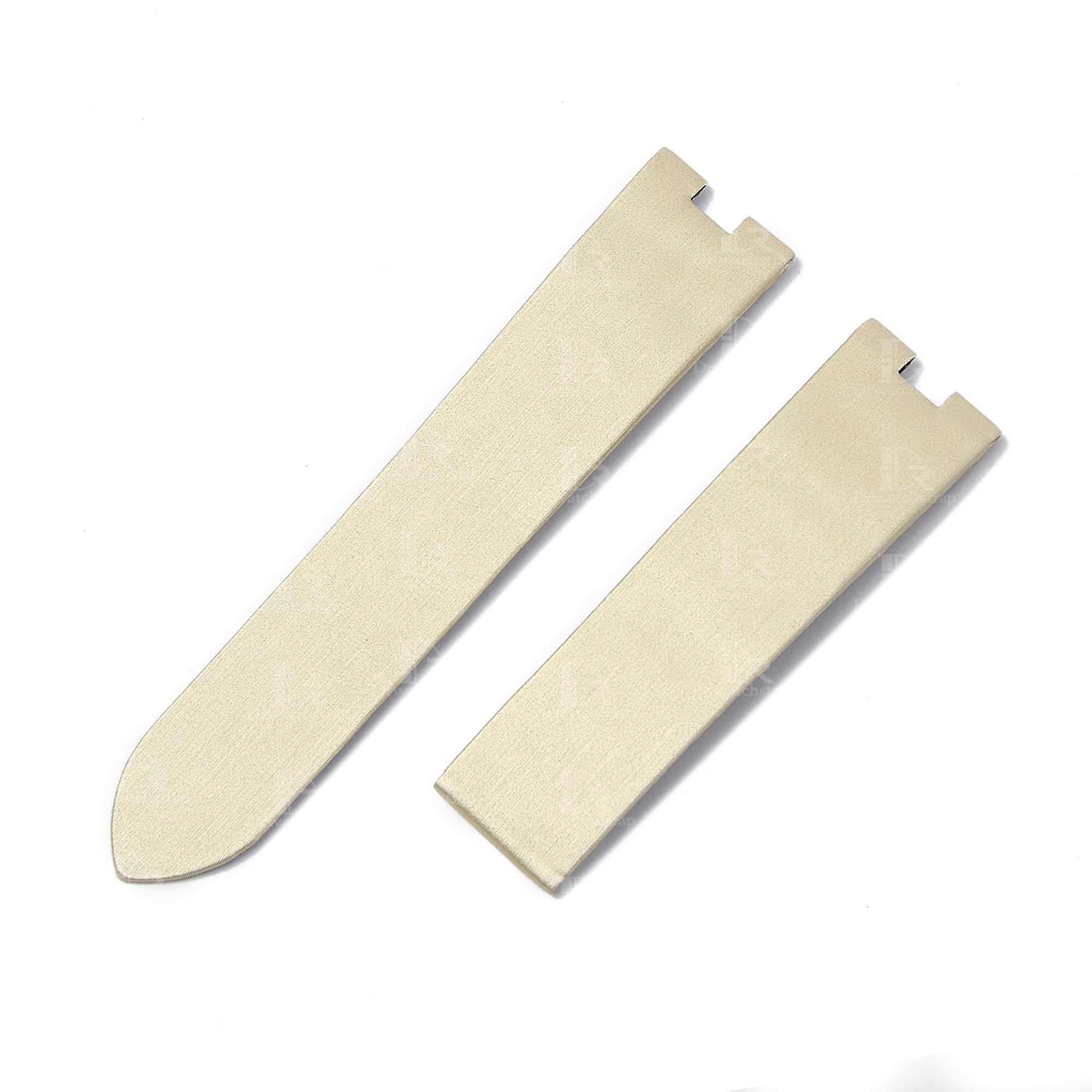 Best quality handmade OEM satin material Vanilla Black watch strap and watch band replacement for cartier baignoire ladies watch online - Shop the high-end quality straps and watchbands from DR Watchstrap for sale at a low price