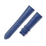 Hermes Blue calfskin leather strap