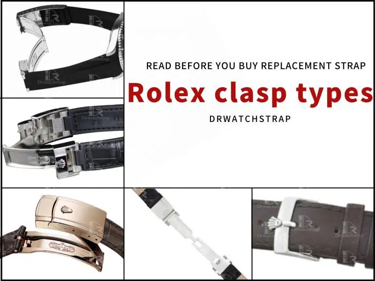 Rolex clasp types - Guide to Rolex buckle types - be sure to read before you buy replacement leather strap