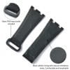 watch band For Audemars Piguet Royal Oak 15710 watch black Velcro Nylon Canvas strap (3)