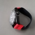 Custom handmade 20mm watch Elastic bands exercises bracelets black red canvas nylon best elastic watch strap exercise workout for Rolex Omega Blancpain Patek Philippe and more online for sale