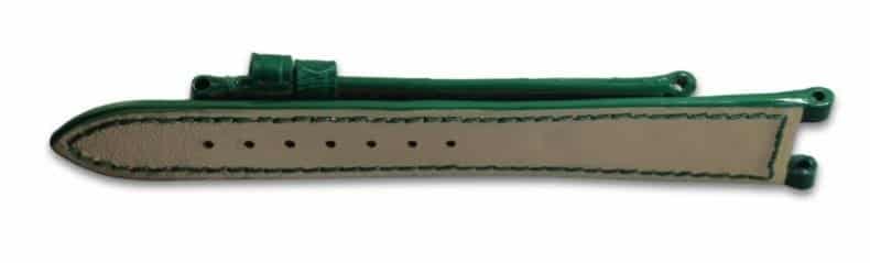 Aftermarket alligator strap for franck muller double mystery green leather bands crocodile watch band