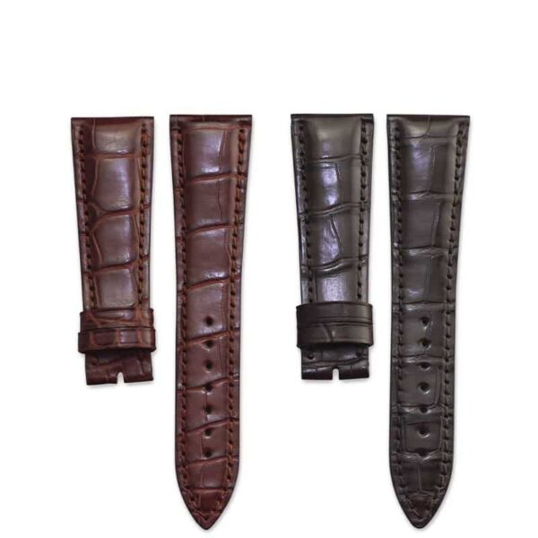 Handmade crocodile leather watch strap for Glashütte Quintessentials - Image 11