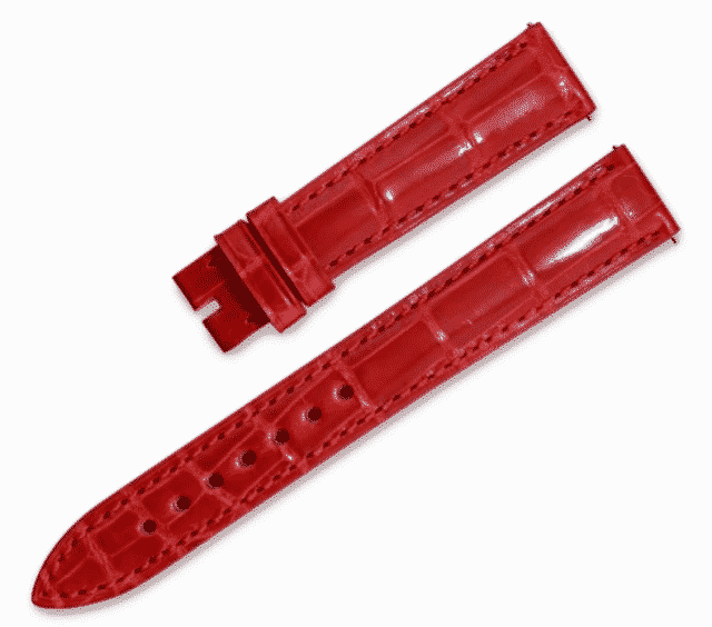 Flat end Custom leather watch strap for Jaeger-Lecoultre JLC Master