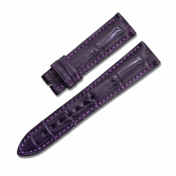 Handmade crocodile leather watch strap for Glashütte Quintessentials - Image 18