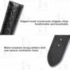 Glashutte Senator Alligator leather strap black round scale watchband Handmade watchbands for sale (3)