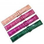 Handmade Replacement Strap for Franck Muller Casablanca 8880 purple pink green Alligator leather strap (3)