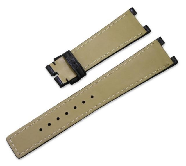 Handcrafted leather strap for Omega Constellation brown Alligator watch band