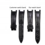 Buy custom Franck Muller Tiffany Blue leather strap 22mm 24mm 26mm watchbands replacement for sale