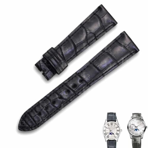 OEM leather strap for Zenith ELITE STAR black alligator replacement watch band - Customized (1) OEM leather strap for Zenith ELITE STAR black alligator replacement watch band - Customized
