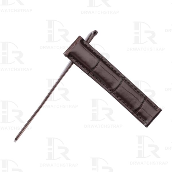 Buy Custom Dark Brown alligator leather watch band for Tag Heuer Monaco Carrera Heritage watchbands (2)