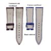 Custom handmade alligator leather watch band for PIAGET Black Tie ALTIPLANO strap