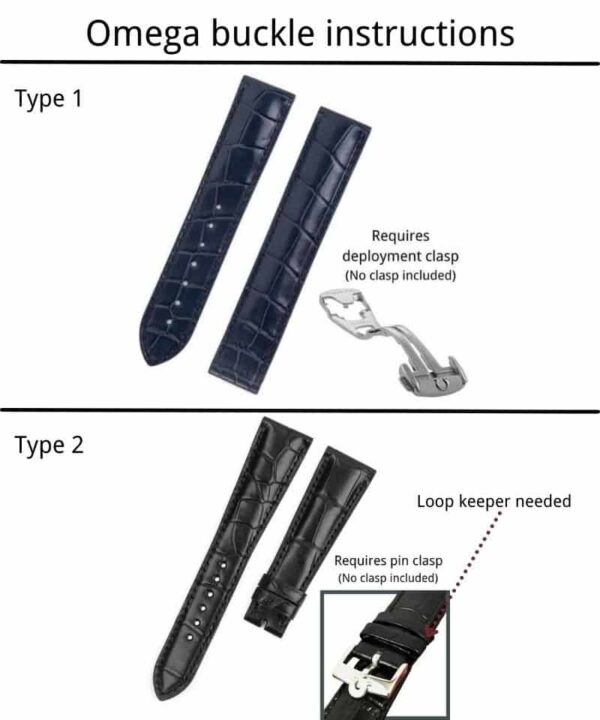 Omega watch buckle instructions