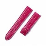Custom Pink Alligator leather watch band for Hermes Arceau strap