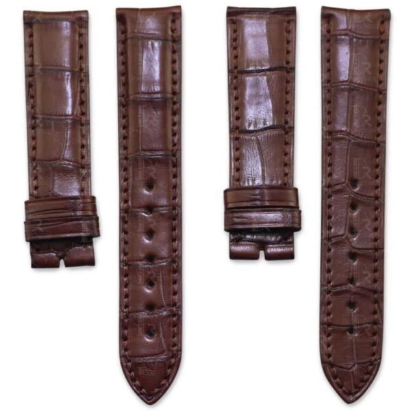 Handmmade leather strap for Vacheron Constantin Traditionnelle Heron Curved End