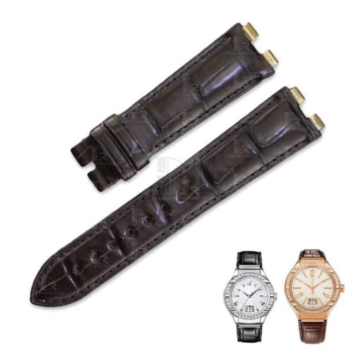 Replacement leather watch band for Piaget Polo strap handmade (1) Replacement leather watch band for Piaget Polo strap handmade