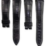 custom handmade alligator strap 16mm 18mm 20mm 21mm fit fot breguet tradition black brown leather watch band (2)