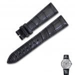 Custom handmade green satin watchband replacement for Breguet Queen Of Naples straps