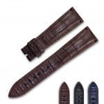 replacement brown Alligator strap 16mm 18mm 20mm 21mm for Breguet tradition custom leather watch band (1)