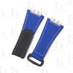 Handmade custom Dark Grey velcro watchband for Hublot 647 Spirit of Big Bang Moonphase straps