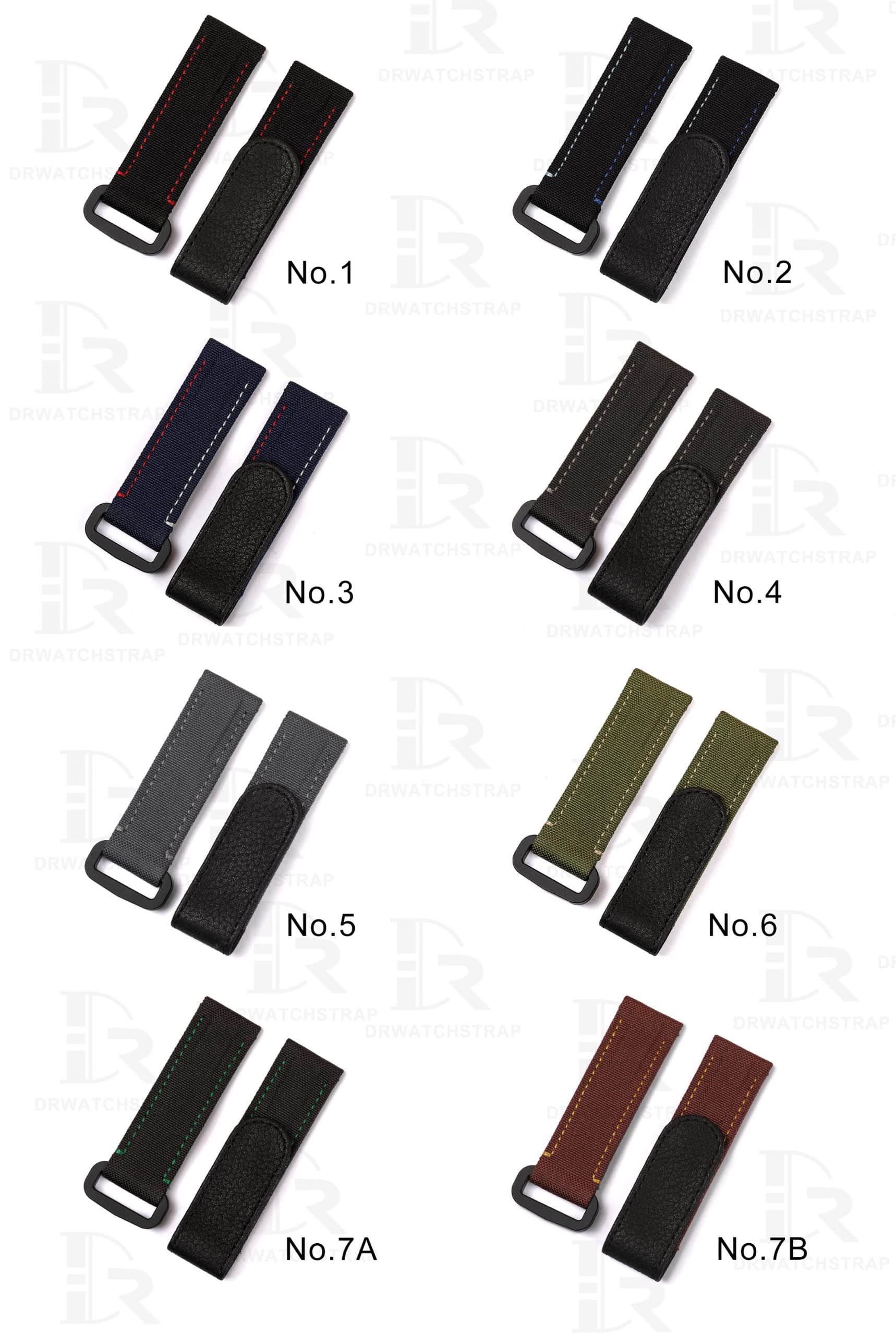 High quality custom velcro replacement made of premium nylon canvas kevlar material