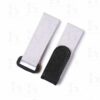 Custom white velcro watch band canvas strap