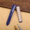 Buy Custom Chopard La Strada diamond Blue Alligator leather strap low price watch straps (1)