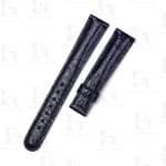New Cartier de Santos watch Medium Large Quickswitch blue alligator Cartier Santos leather watch strap replacement for sale 19mm 21mm crocodile watchband online grade A Cartier Santos strap