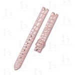 Best Omega Deville srap replacement Alligator leather men ladies watch straps white pink alligator 16mm custom watchband Omega Deville bands