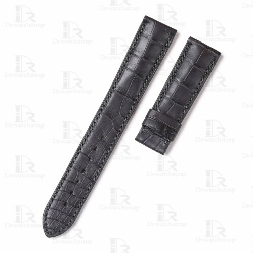 Custom grey Alligator leather watch strap for Grand Seiko watchband band replacement (1) Buy Custom grey Alligator leather watch strap for Grand Seiko band replacement watchband for sale