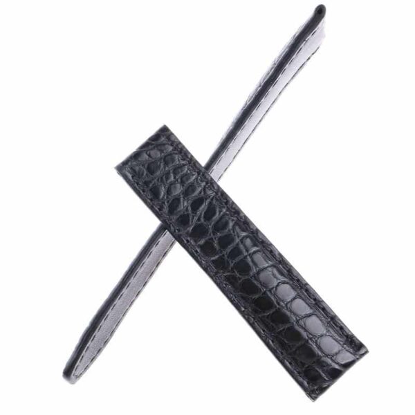 Handmade Round-scale leather strap for Mauriox Lacroix watchband