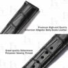 Genuine belly-scale alligator leather material