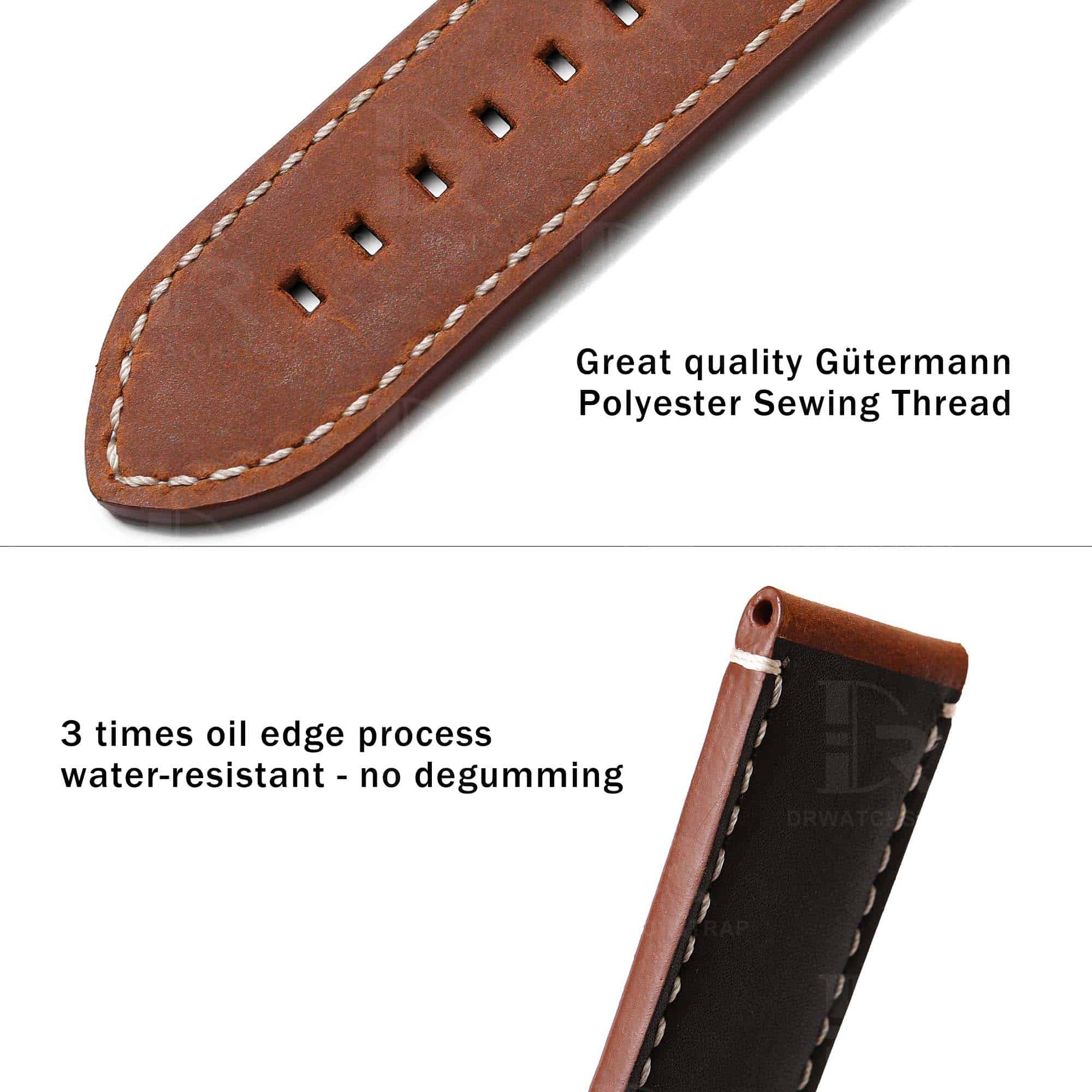 Custom best quality material brown vintage suede replacement Tudor leather watch bands and straps for Tudor Black Bay 58 41 Bronze luxury watches - Shop the OEM handmade leather strap online at a low price
