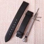 Replacement Cartier Baignoire watch band satin strap Black Lady handmade custom