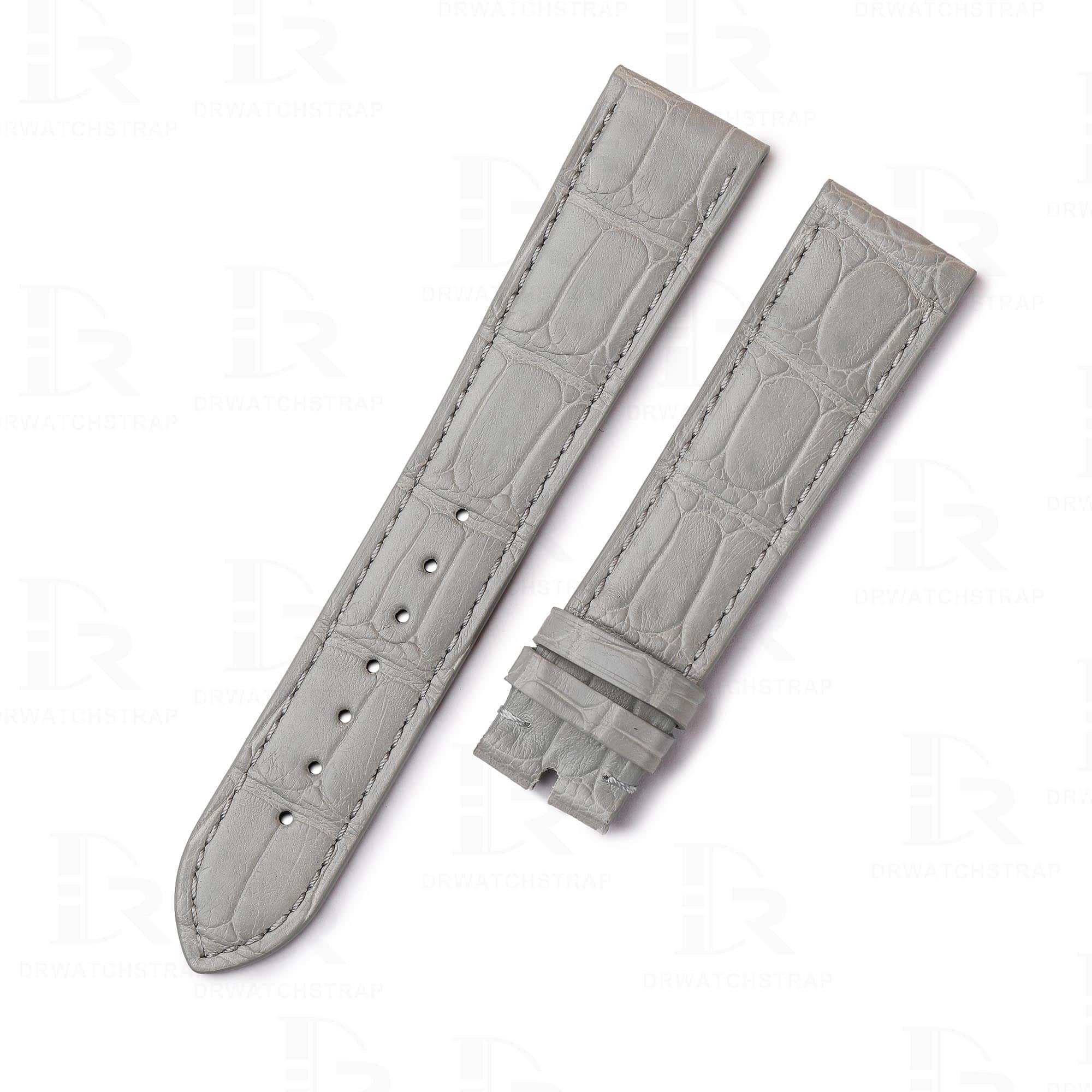Patek Philippe leather strap grey Alligator watch bands