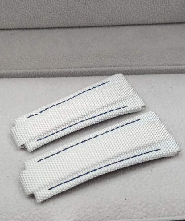 Custon best quality kevlar canvas nylon 20mm white replacement fabric Rolex strap and watch band for Rolex Submariner luxury watches - Shop high-end handmade nylon straps online at a low price