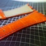 Audemars Piguet Millenary chronograph Brown alligator leather watch band strap (5)
