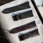 Audemars Piguet leather strap replacement 24mm black Alligator watch band