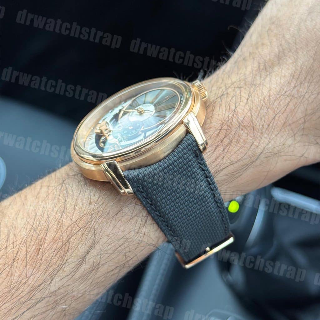 custom rubber material watch strap for Audemars Piguet Millenary 4101