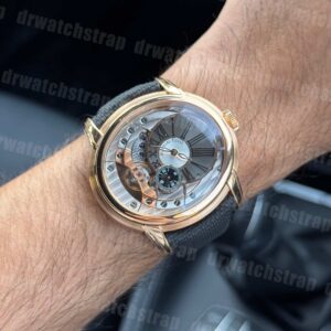 custom rubber material watch band for Audemars Piguet Millenary 4101