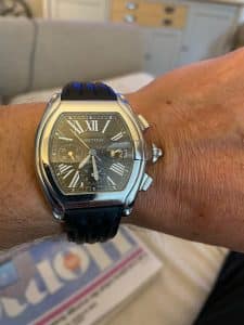 Replacement Cartier Roadster strap alligator leather quickswitch 13