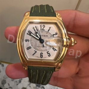 Replacement Cartier Roadster strap leather quickswitch